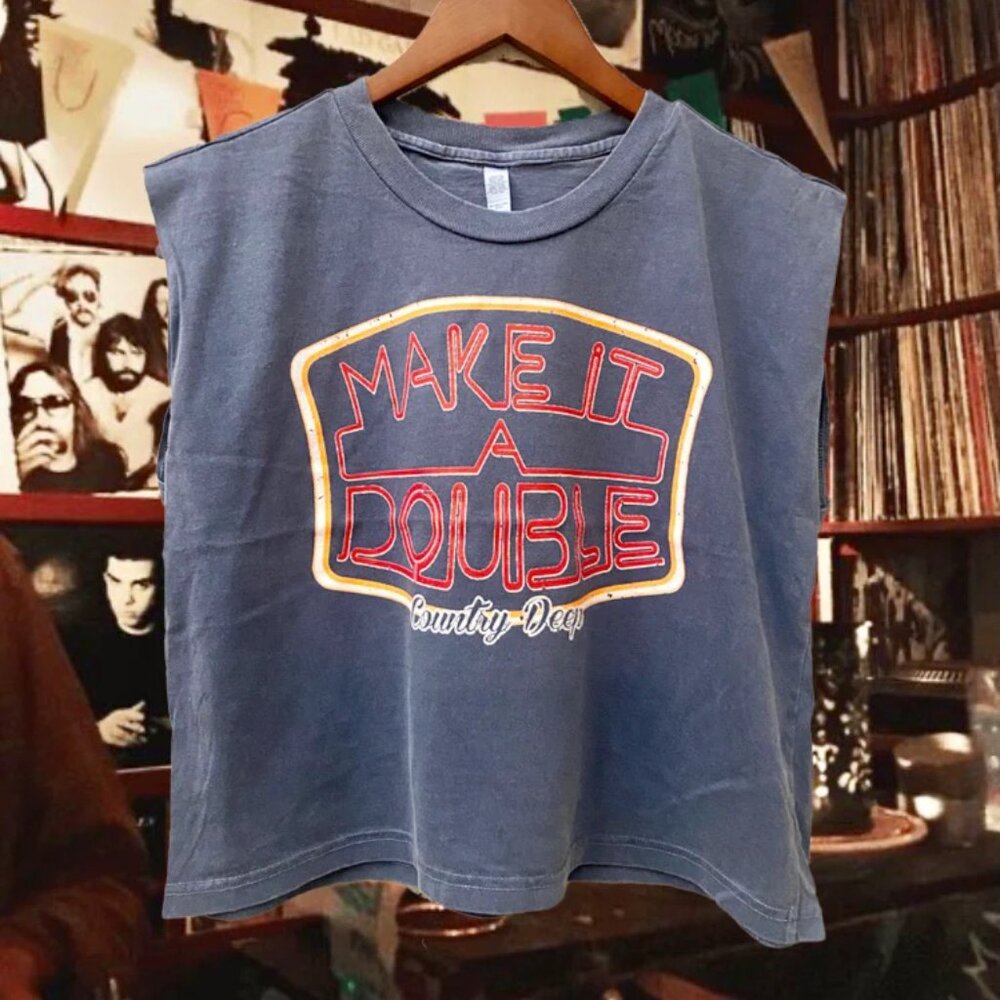 Make it a Double Boxy Midriff Muscle Top